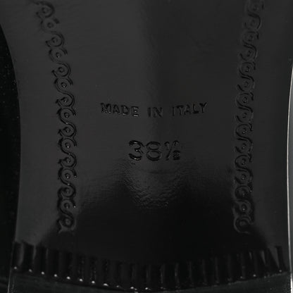 Chanel Patent CC Mid Calf Boots 38.5 Black 6 of 8