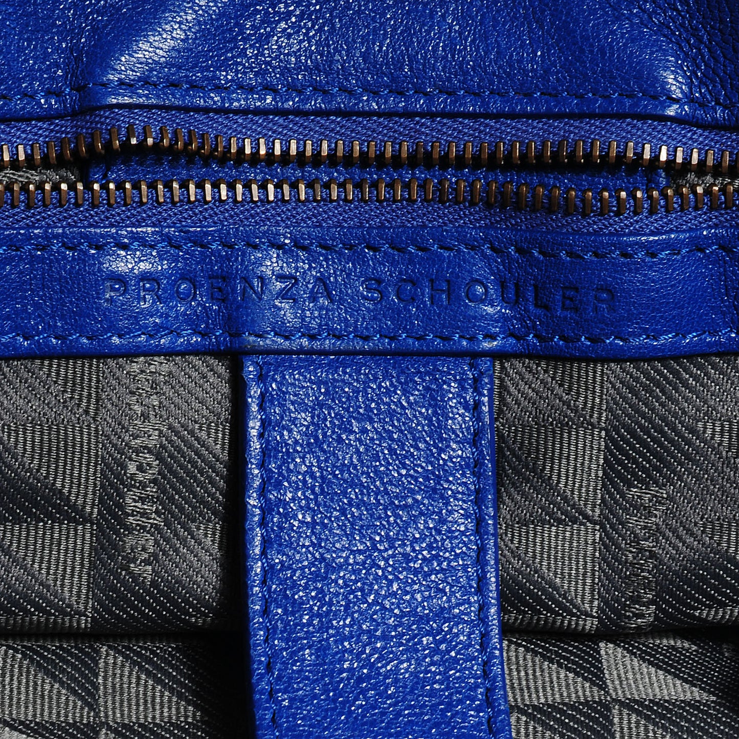 Lambskin PS1 Medium Satchel Royal Blue