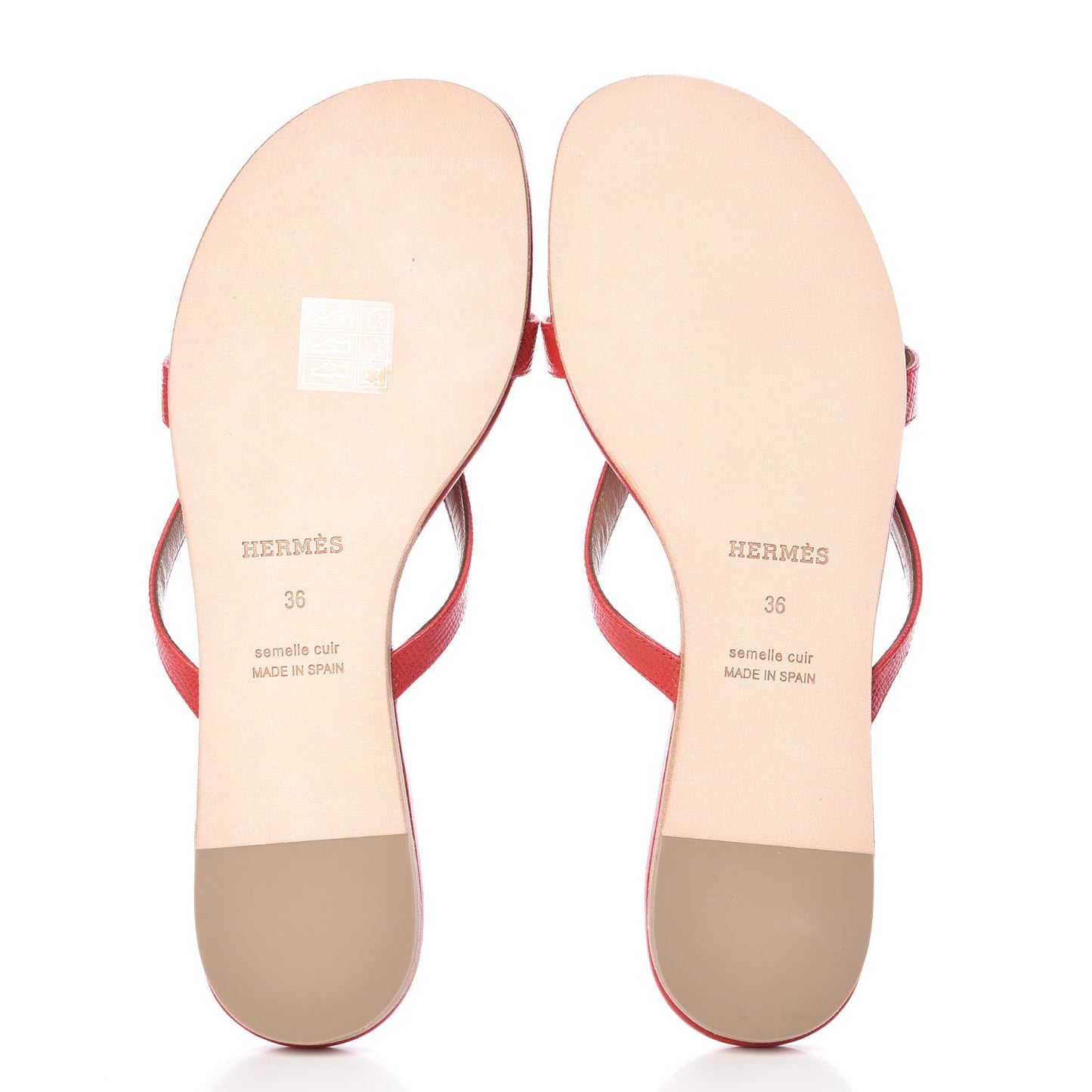 Epsom Corfou Sandals 36 Rouge