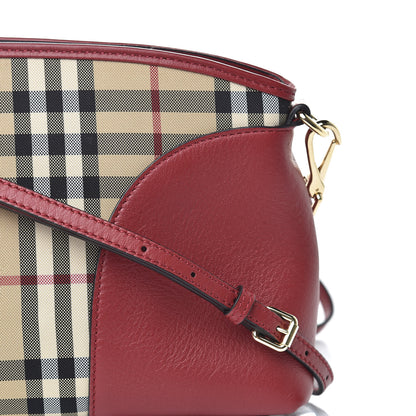 Burberry Horseferry Check Small Chichester Crossbody Clutch Bag Parade Red 11 of 12