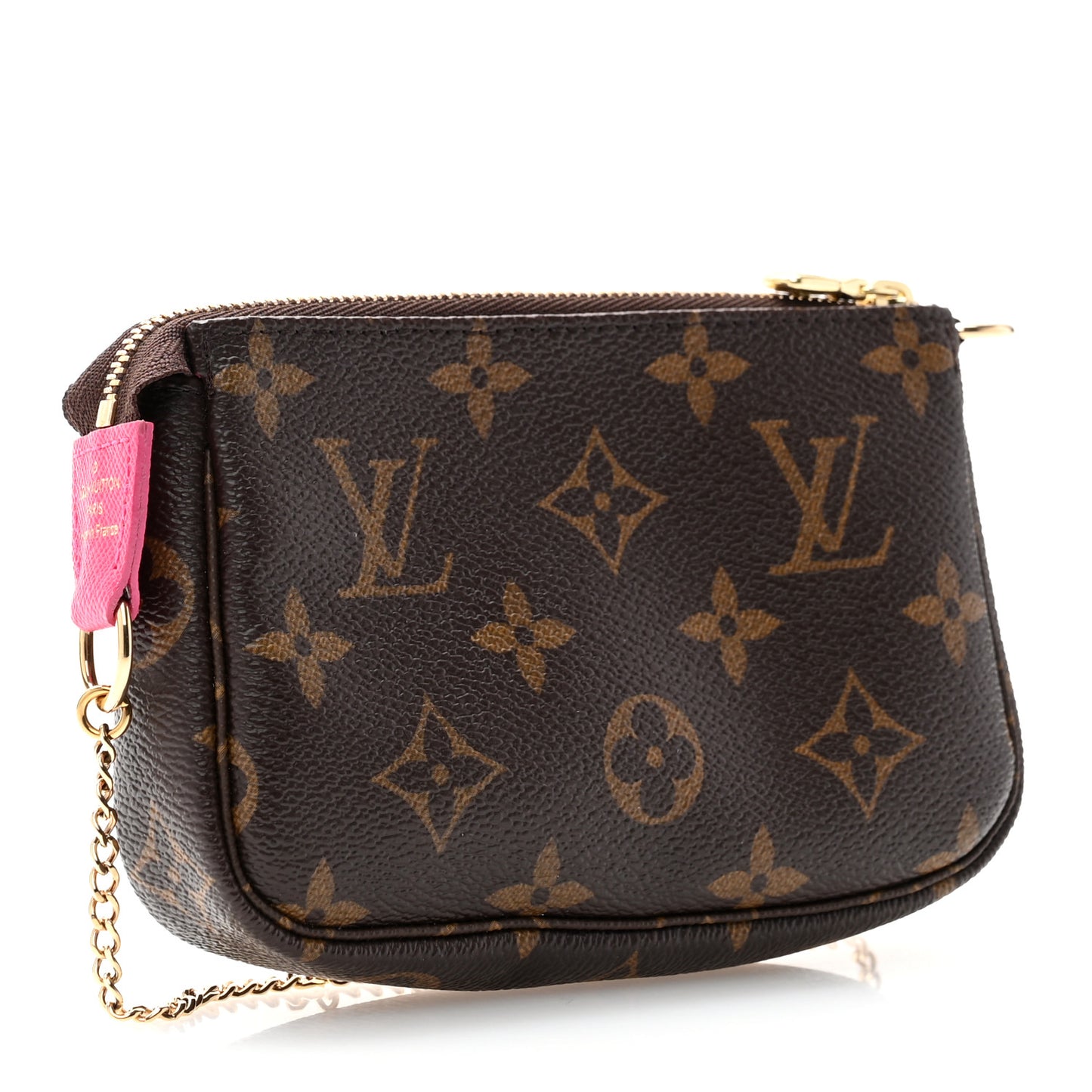 Monogram 2019 Christmas Animation Mini Courchevel Pochette Accessories Fuchsia