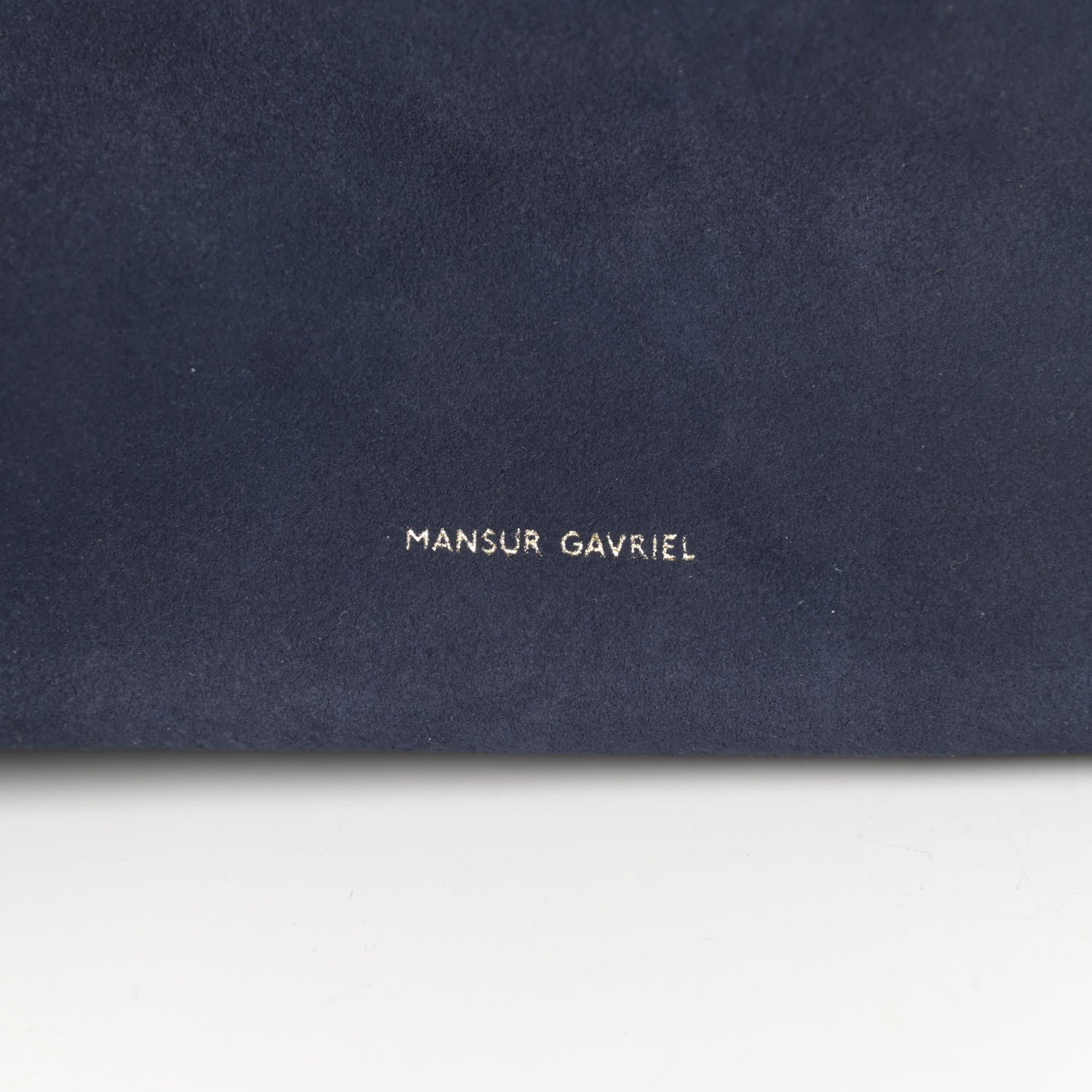 Mansur Gavriel Suede Bucket Bag Blu 7 of 13