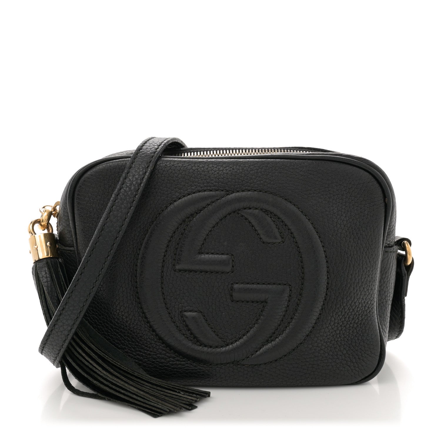 Gucci Pebbled Calfskin Small Soho Disco Bag Black 1 of 15