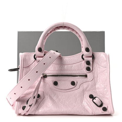 Balenciaga Agneau Arena Classic Hardware Le City Mini  Petal Pink 11 of 11