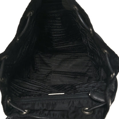 Prada Tessuto Nylon Vela Chain Backpack Black 5 of 9