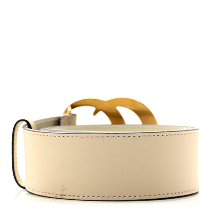 Gucci Calfskin Double G 40mm Belt 90 36 Mystic White 2 of 7