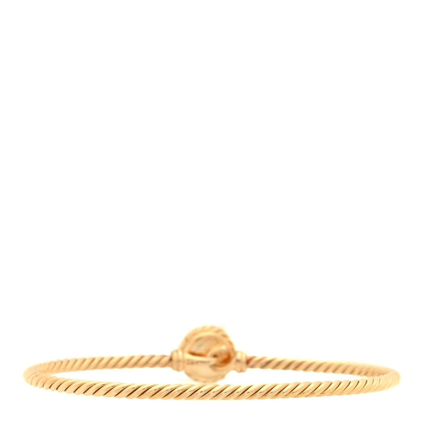 David Yurman 18K Yellow Gold Garnet Chatelaine Bracelet 2 of 3