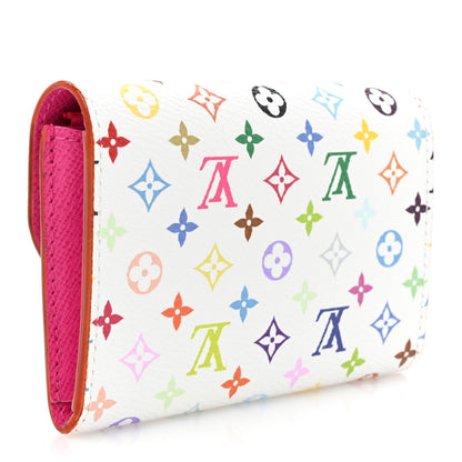 Louis Vuitton LV X TM Monogram Multicolor Rosalie Coin Purse White Kawaii Pink 3 of 7