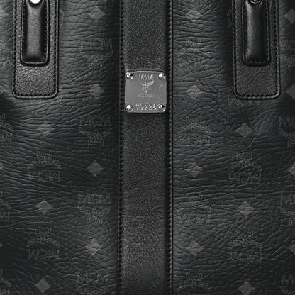 MCM Visetos Medium Liz Reversible Shopper Tote Black 8 of 16