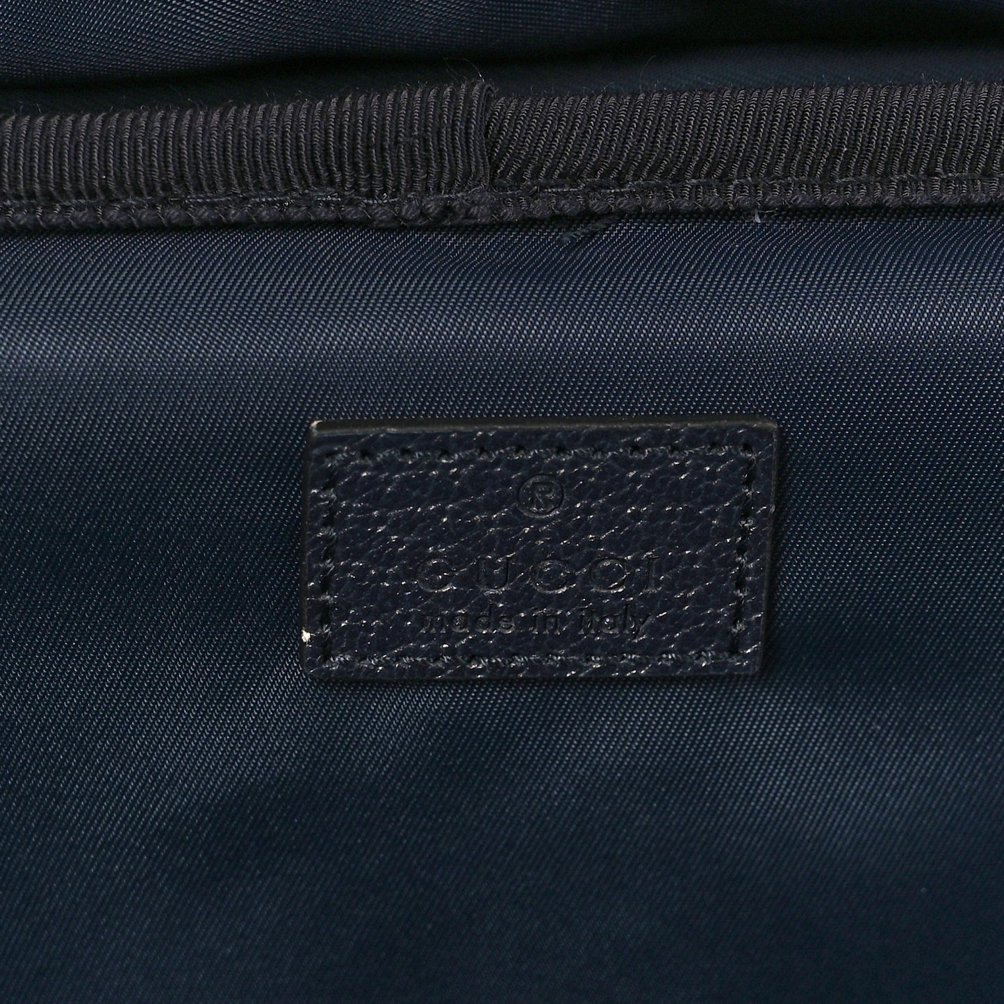 GG Supreme Monogram Textured Dollar Calfskin Web Small Savoy Cabin Trolley Beige Blue