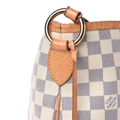 Louis Vuitton Damier Azur Delightful MM Rose Ballerine 13 of 17