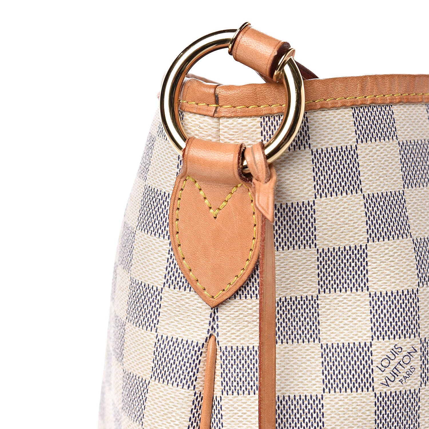 Louis Vuitton Damier Azur Delightful MM Rose Ballerine 11 of 19