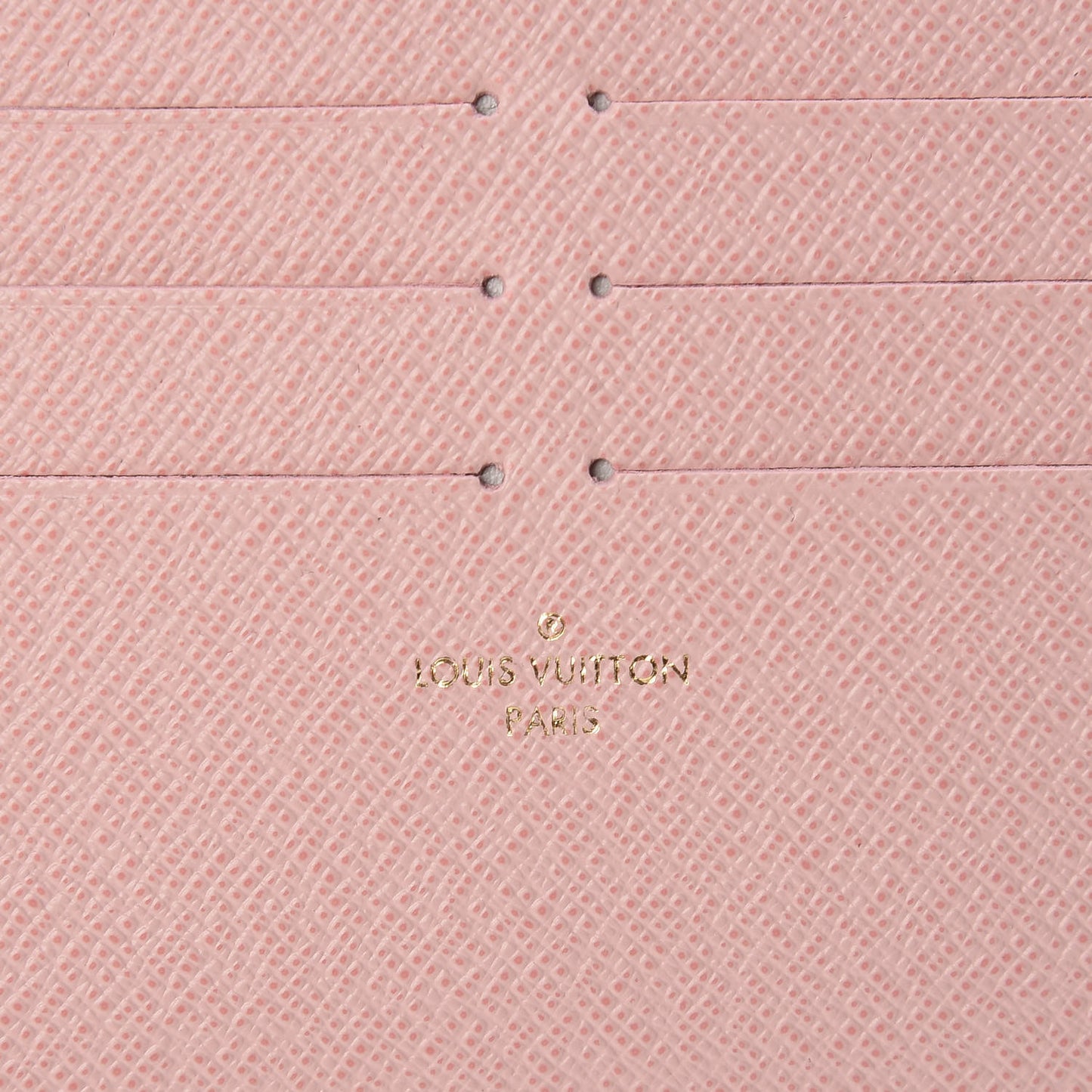 Calfskin Felicie Card Holder Insert Rose Ballerine