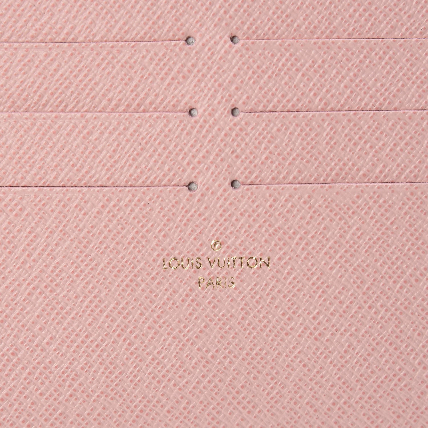 Louis Vuitton Calfskin Felicie Card Holder Insert Rose Ballerine 6 of 6