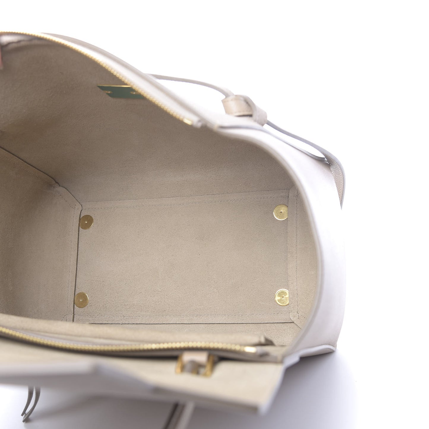 Grained Calfskin Mini Belt Bag Light Taupe