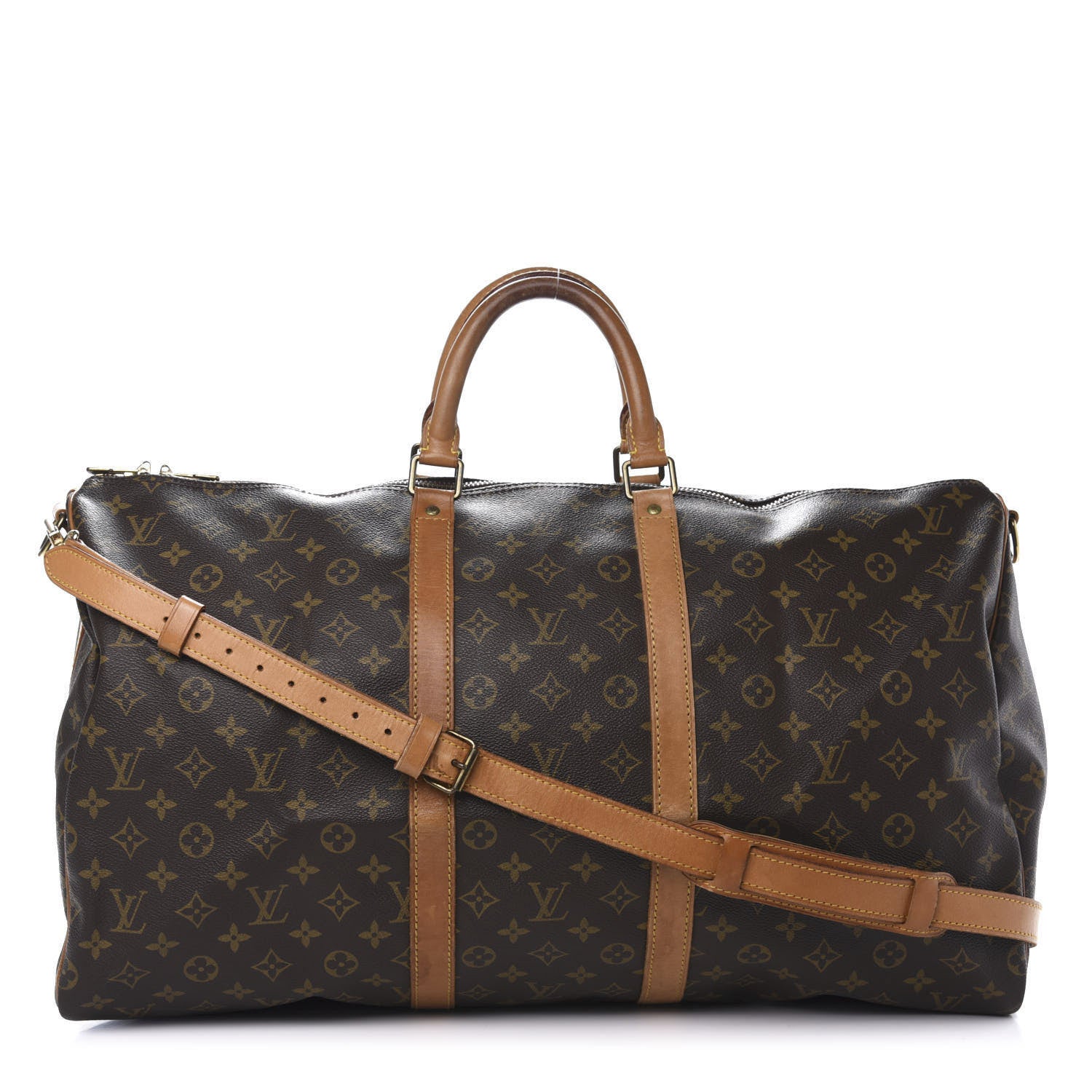 Louis Vuitton Monogram Keepall Bandouliere 55 1 of 16