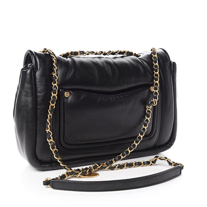 Chanel Lambskin Medium Simply Flap Black 3 of 10