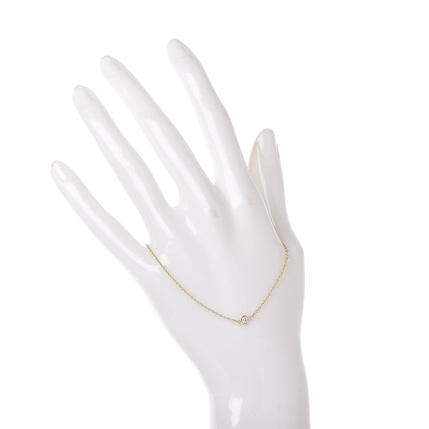 18K Yellow Gold Diamond .08ct Elsa Peretti Diamonds by the Yard Bracelet