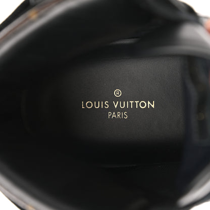 Louis Vuitton Calfskin Monogram Mens Rivoli High Top Sneakers 11 Black 7 of 9