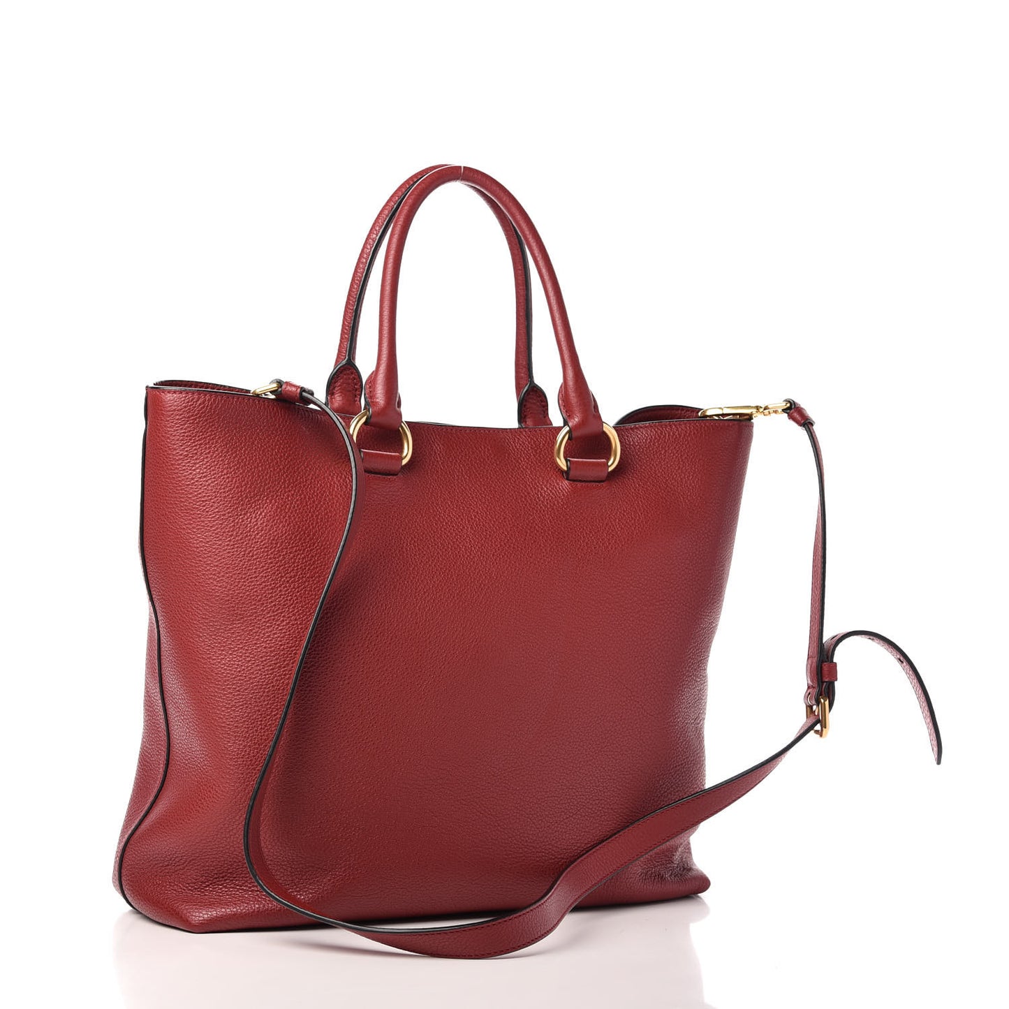 Vitello Daino Tote Rosso