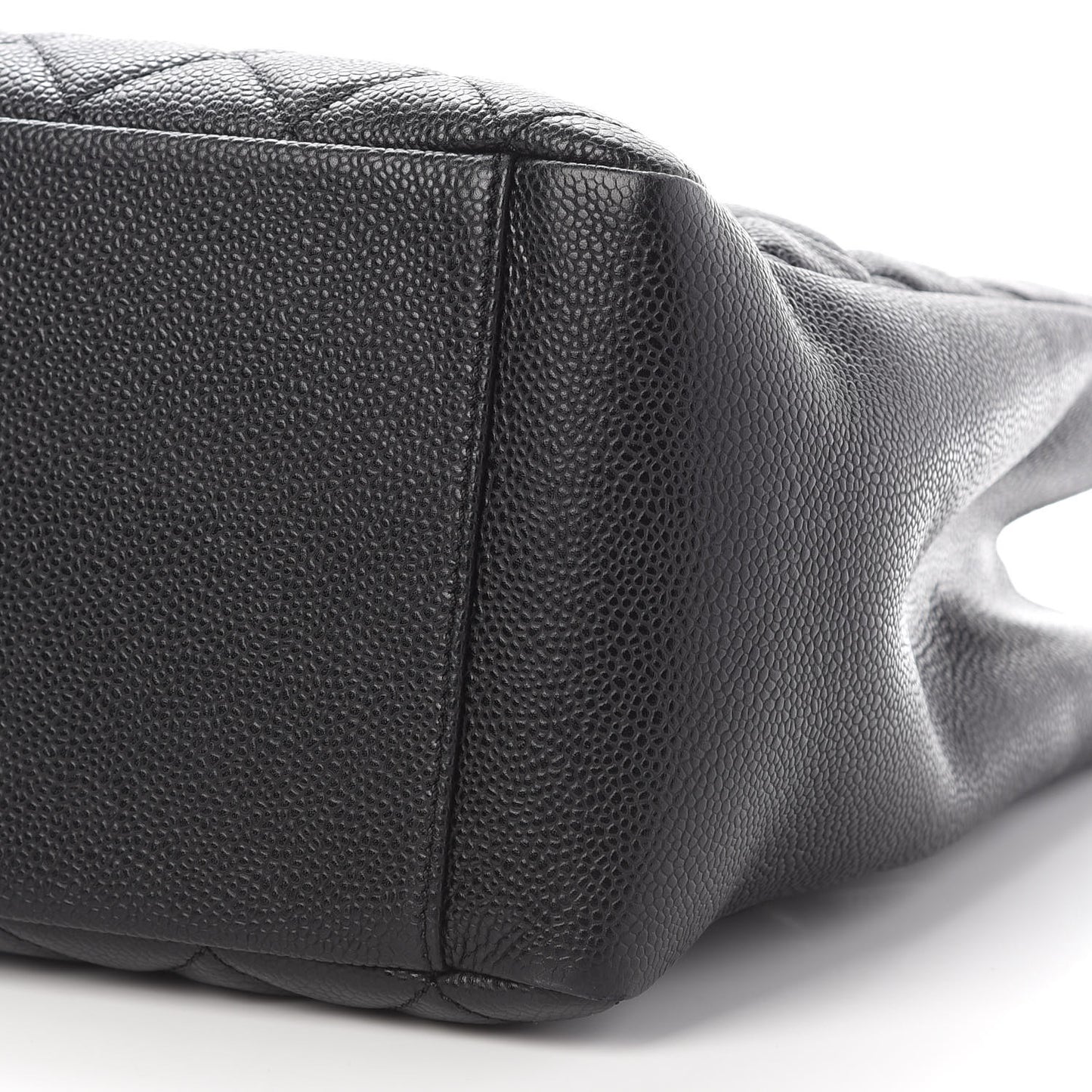 Caviar Quilted Grand Shopping Tote GST Black