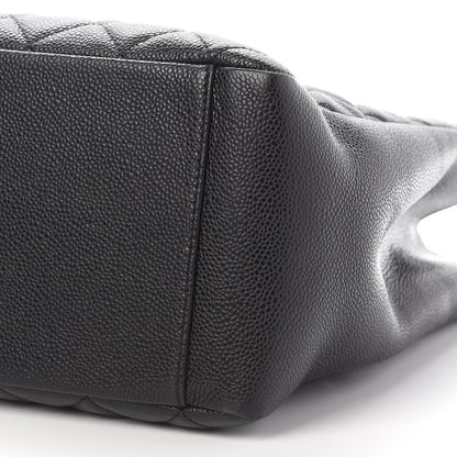 Chanel Caviar Quilted Grand Shopping Tote GST Black 9 of 10