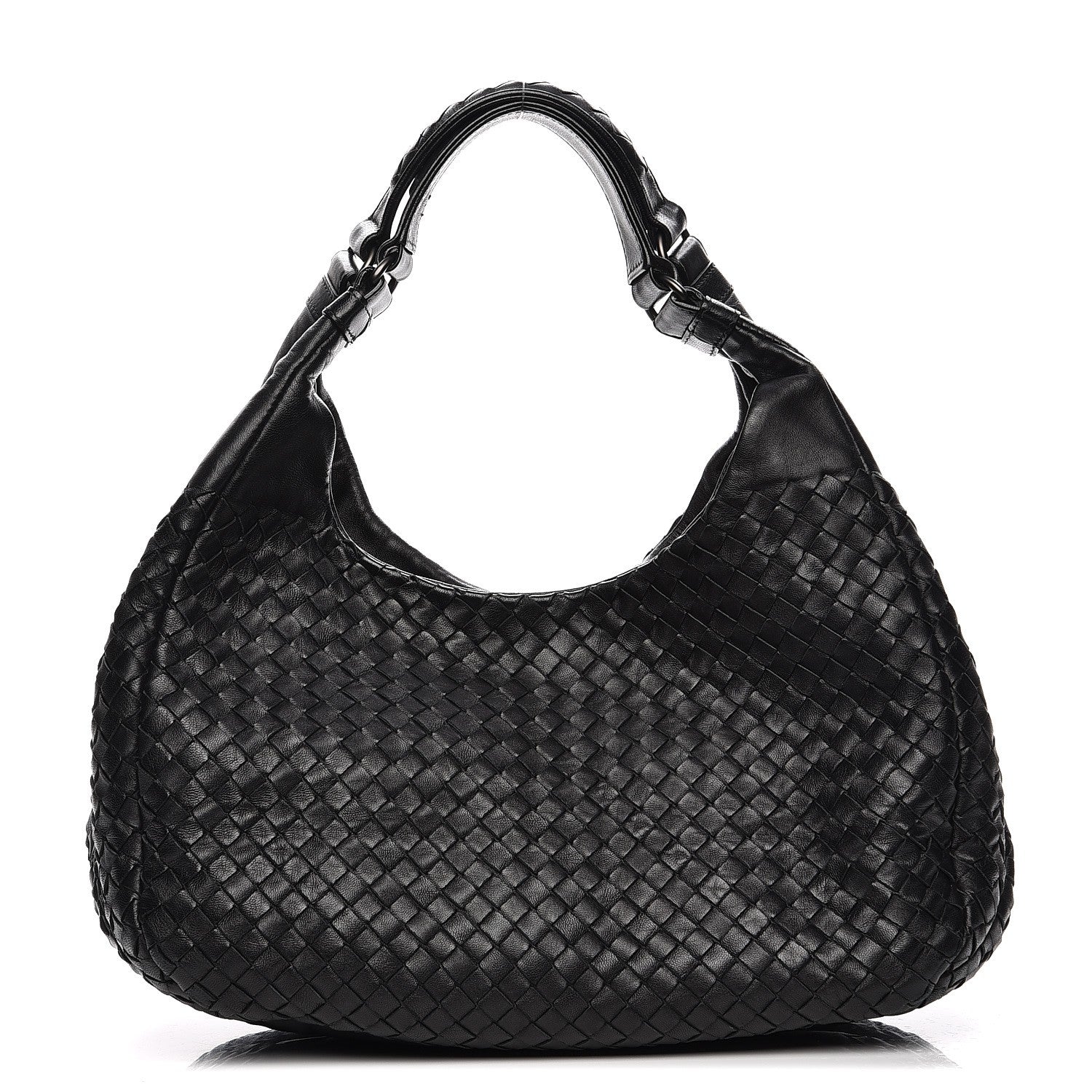 Bottega Veneta Nappa Intrecciato Medium Campana Nero Black 1 of 12