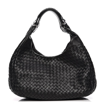 Bottega Veneta Nappa Intrecciato Medium Campana Nero Black 1 of 12