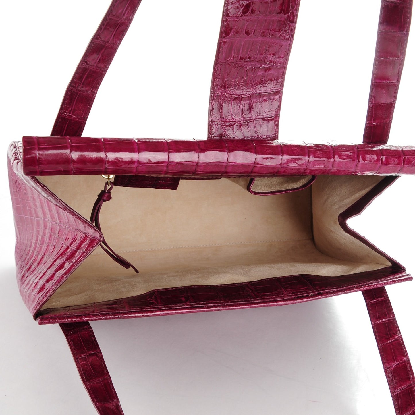 Crocodile Tote Purple