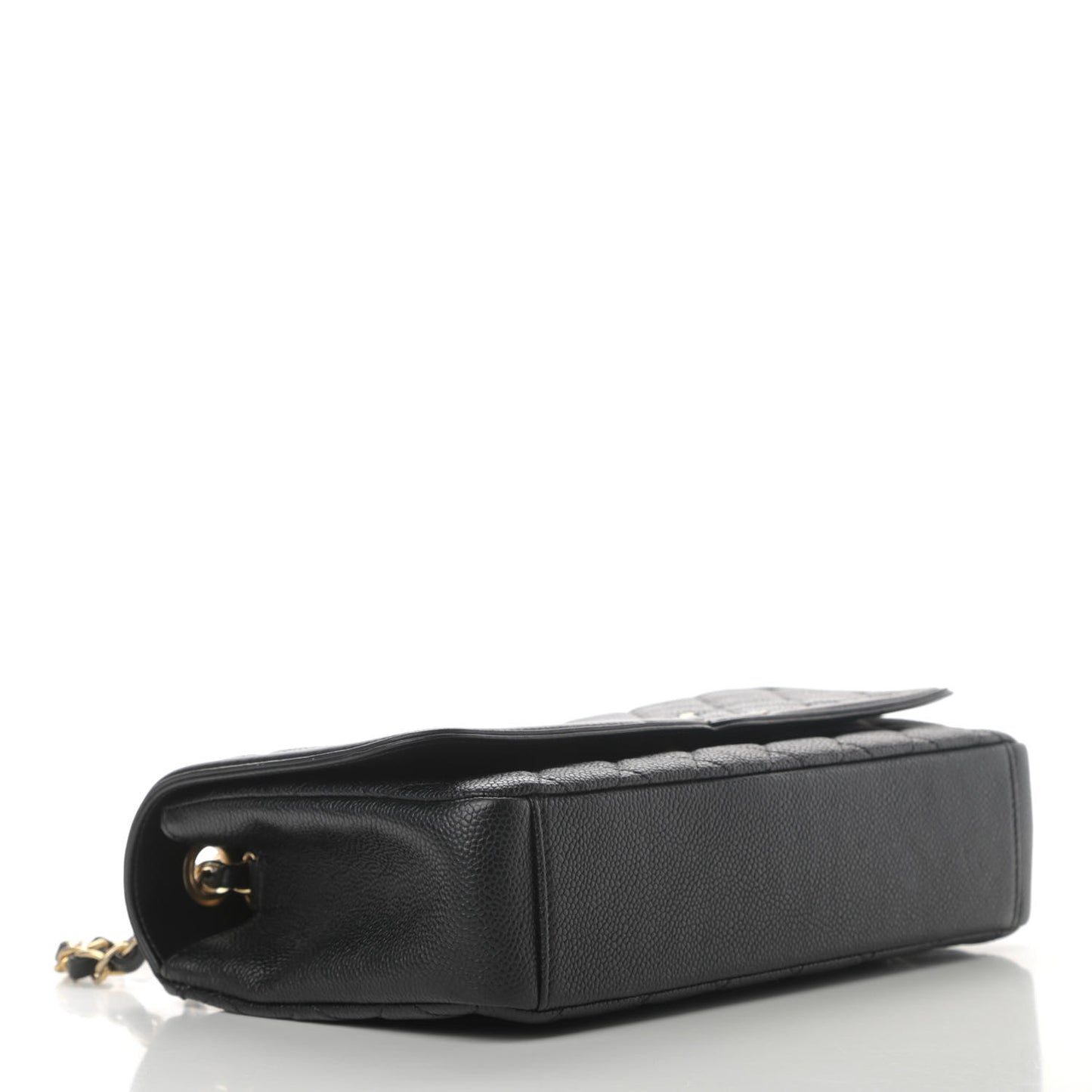 Caviar Quilted Medium CC Filigree Flap Black