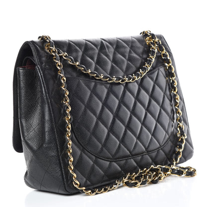 Chanel Caviar Quilted Maxi Double Flap Black 3 of 19