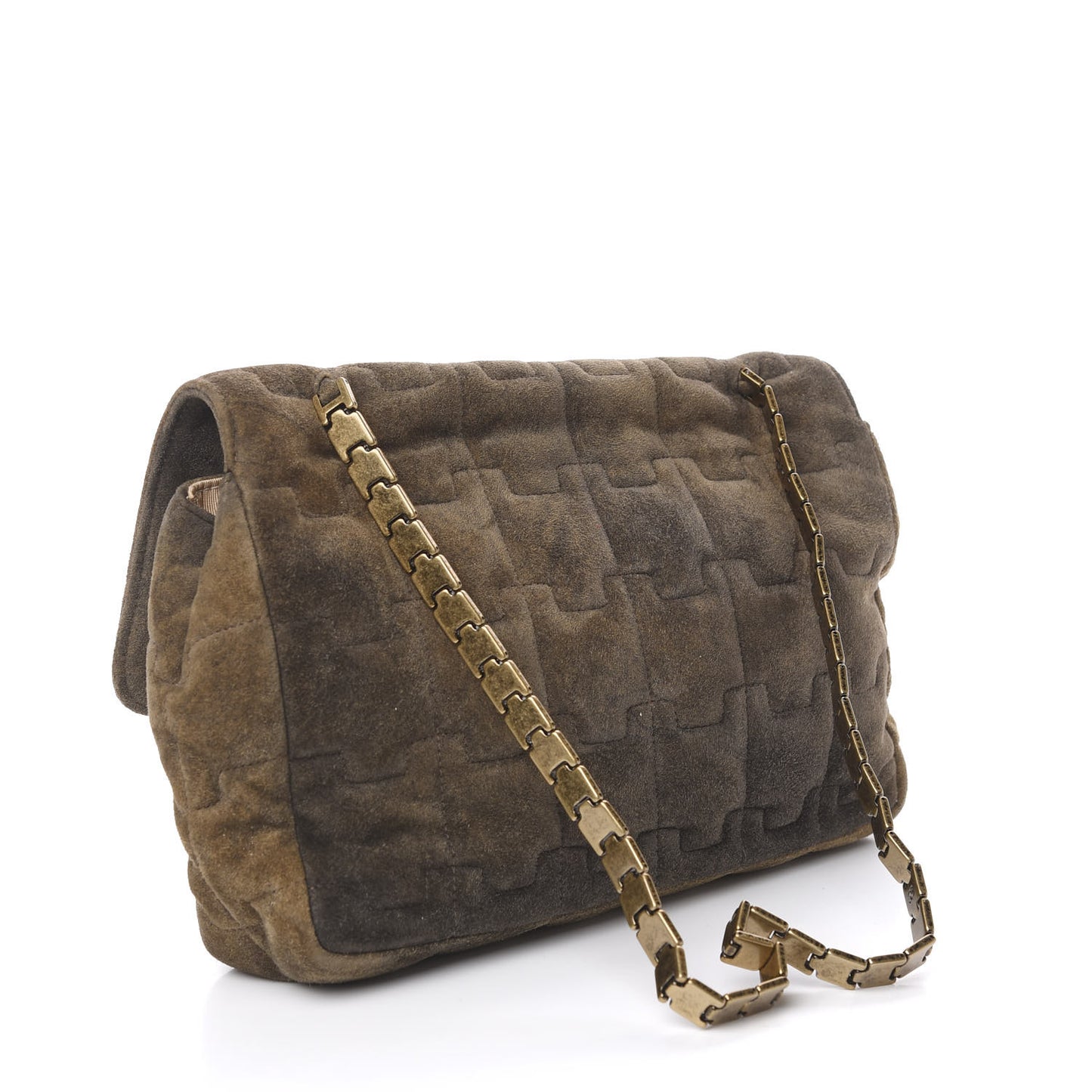 Distressed Suede Puzzle 2.55 Reissue 225 Flap Brown