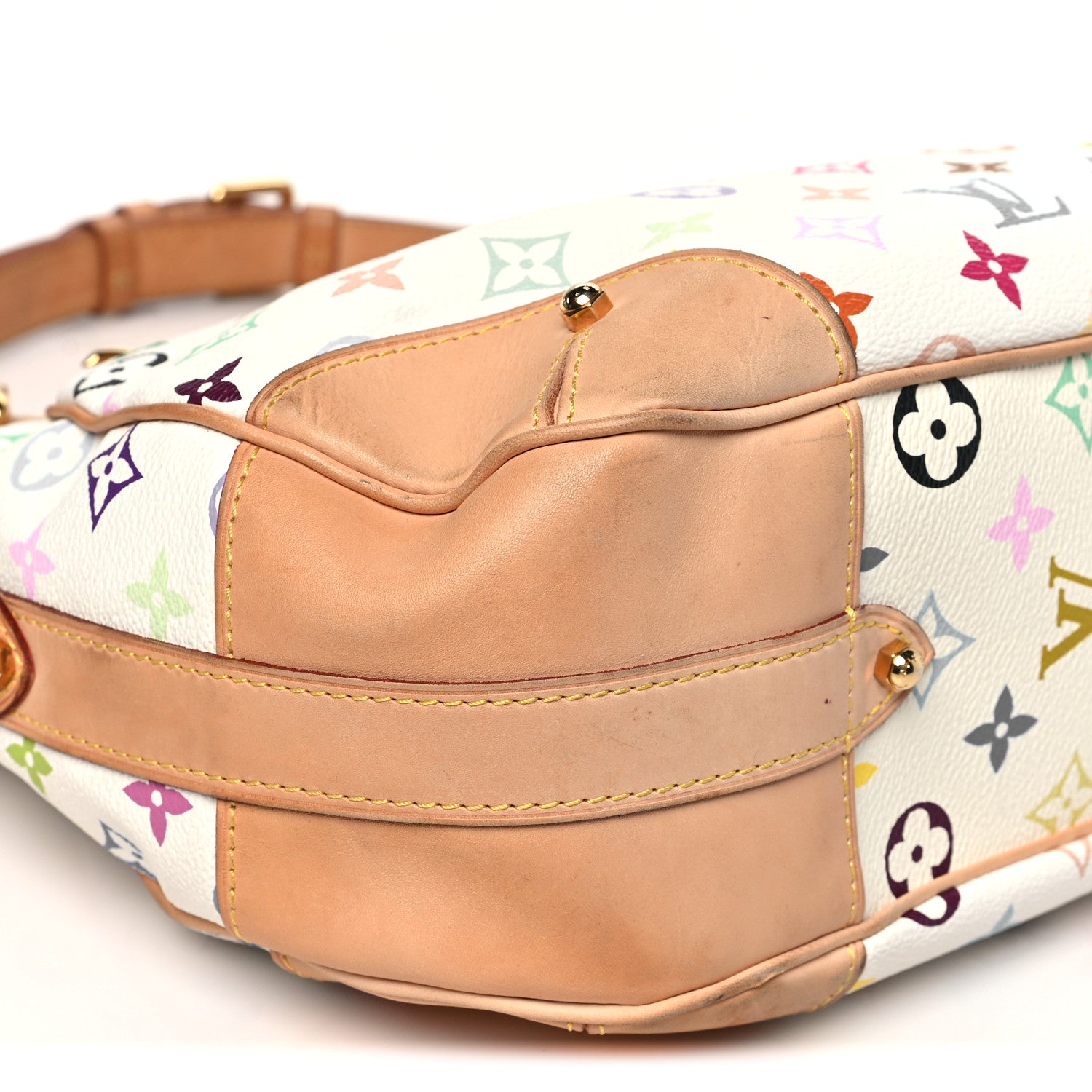 Louis Vuitton Monogram Multicolor Greta White 8 of 9