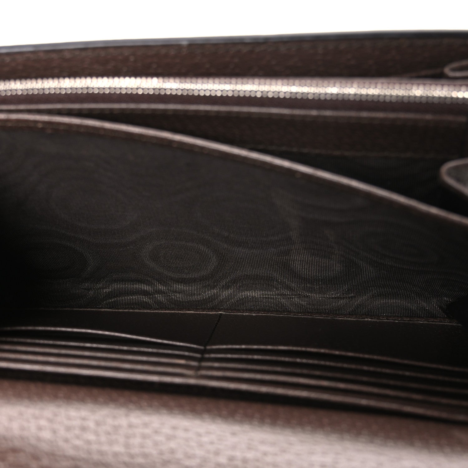 Gucci Monogram Jumbo GG Textured Dollar Calfskin Mini Dionysus Chain Wallet Camel Ebony New Acero 5 of 10