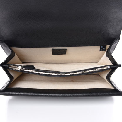 Gucci Pebbled Calfskin Small Dionysus Shoulder Bag Black 5 of 12