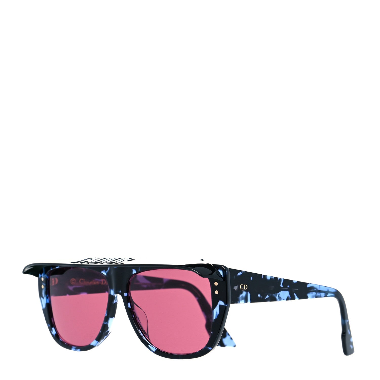 Christian Dior Club 2 Sunglasses Tortoise Blue 1 of 8