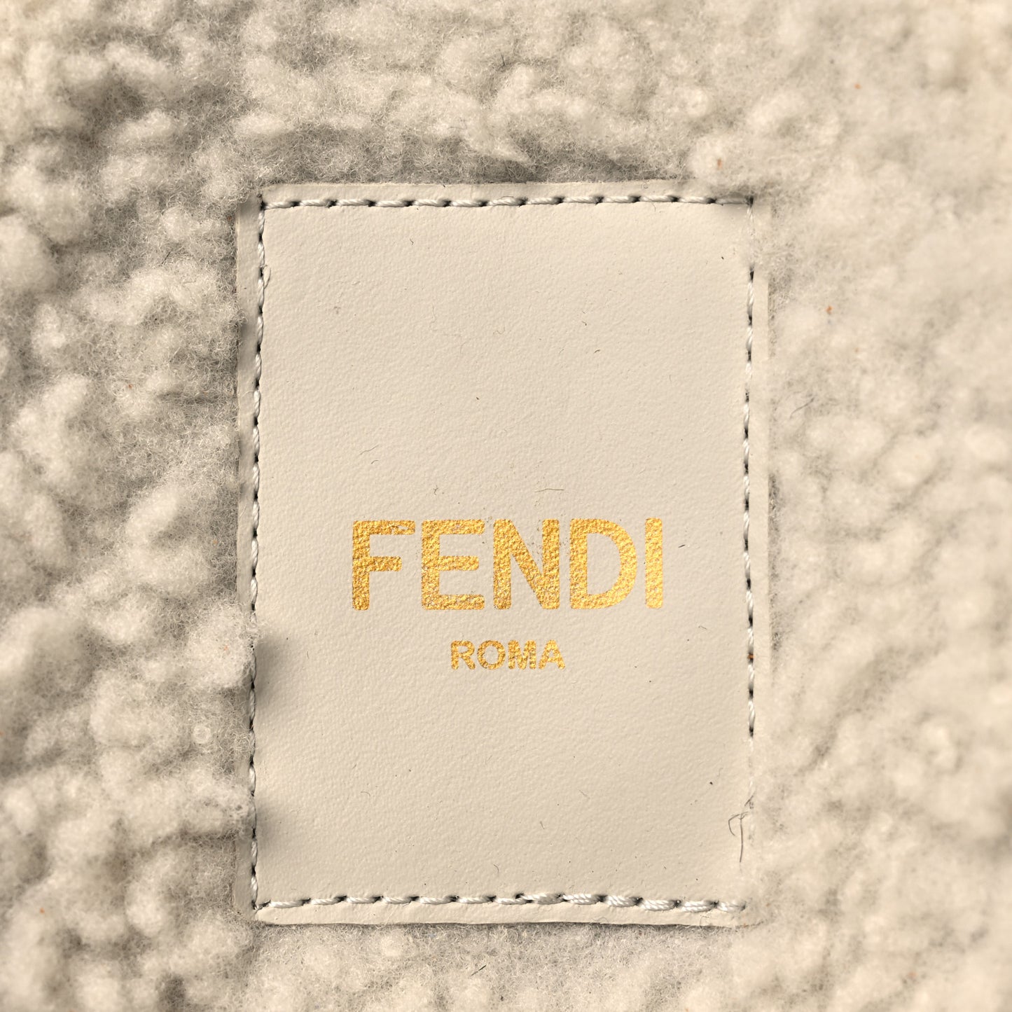 Suede Shearling Fendi Feel Buckled Clogs 41 Caramel Latte