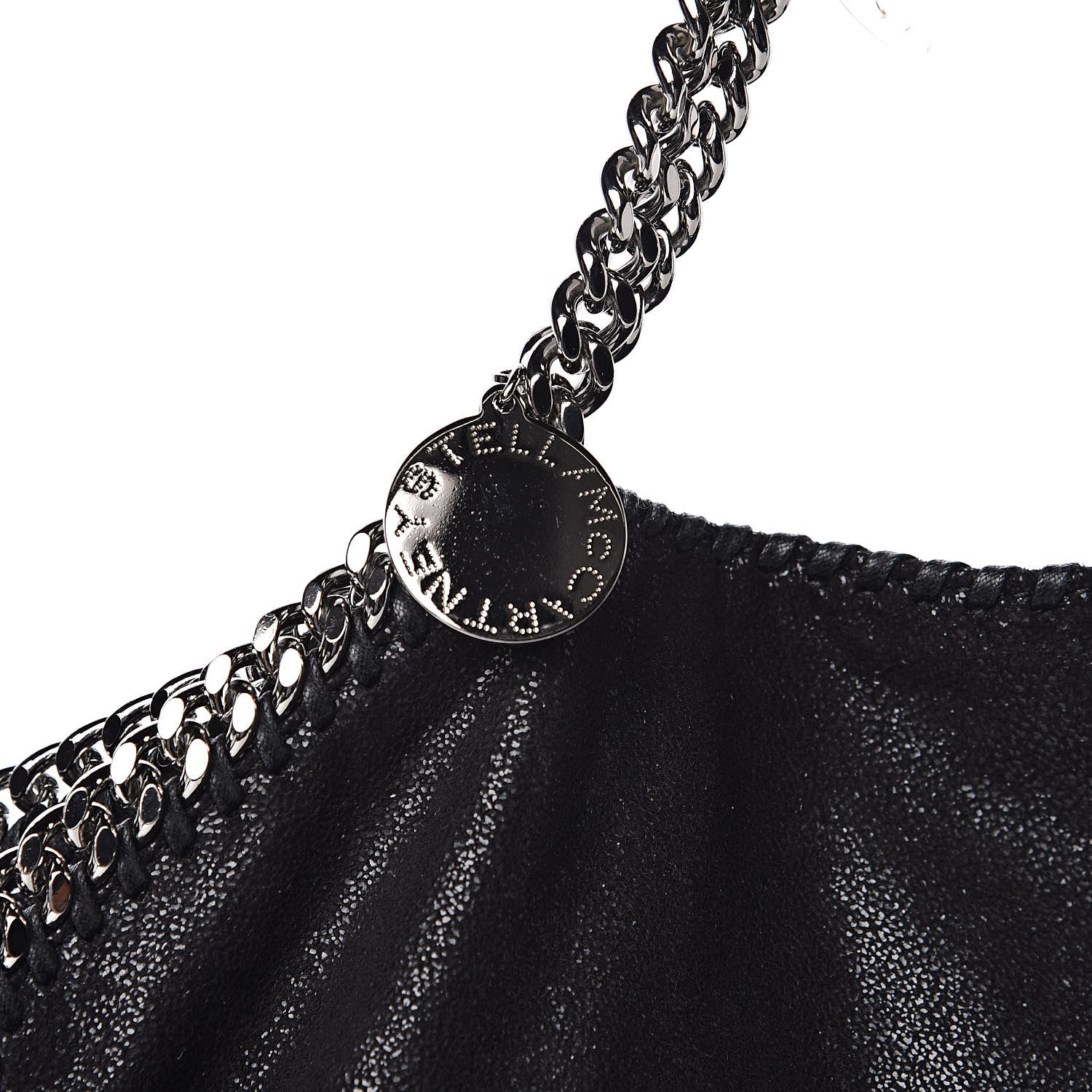 Stella McCartney Shaggy Deer Falabella Fold Over Tote Black 10 of 10