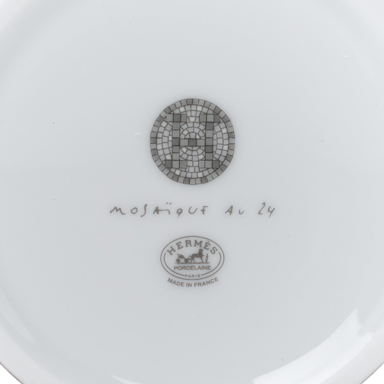 Hermes Porcelain Mosaique au 24 Mug Platinum 5 of 7