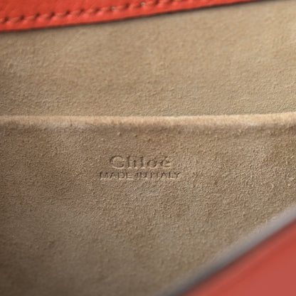 Chloe Calfskin Suede Medium Nile Bracelet Bag Earthy Red 6 of 14