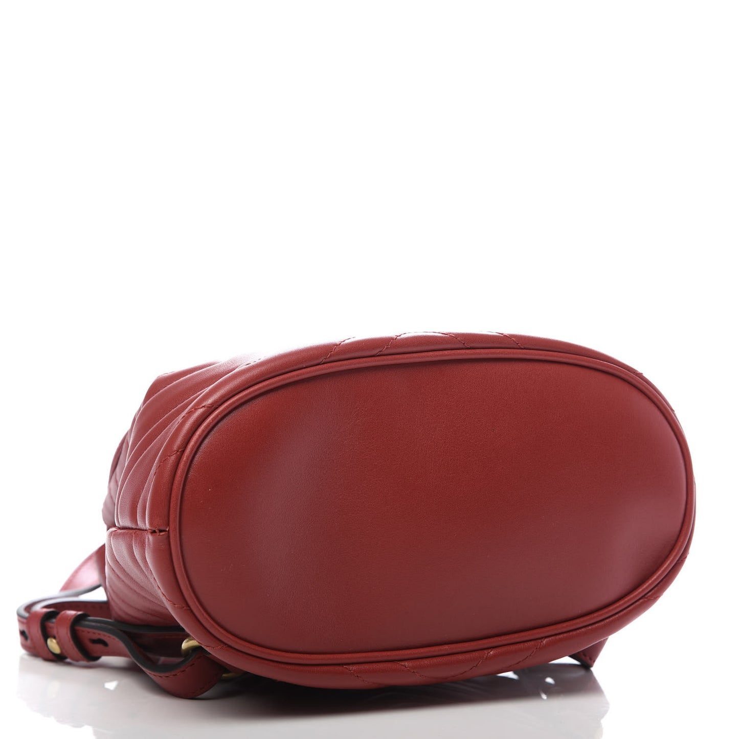 Calfskin Matelasse GG Marmont Flap Backpack Hibiscus Red