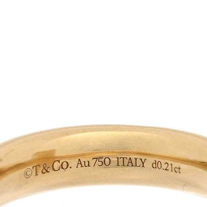 Tiffany 18K Yellow Gold Diamond T T1 Wide Ring 51 5.75 4 of 4