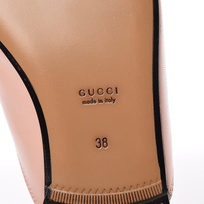 Gucci Malaga Kid Womens Princetown Slippers 38 Perfect Pink 7 of 9
