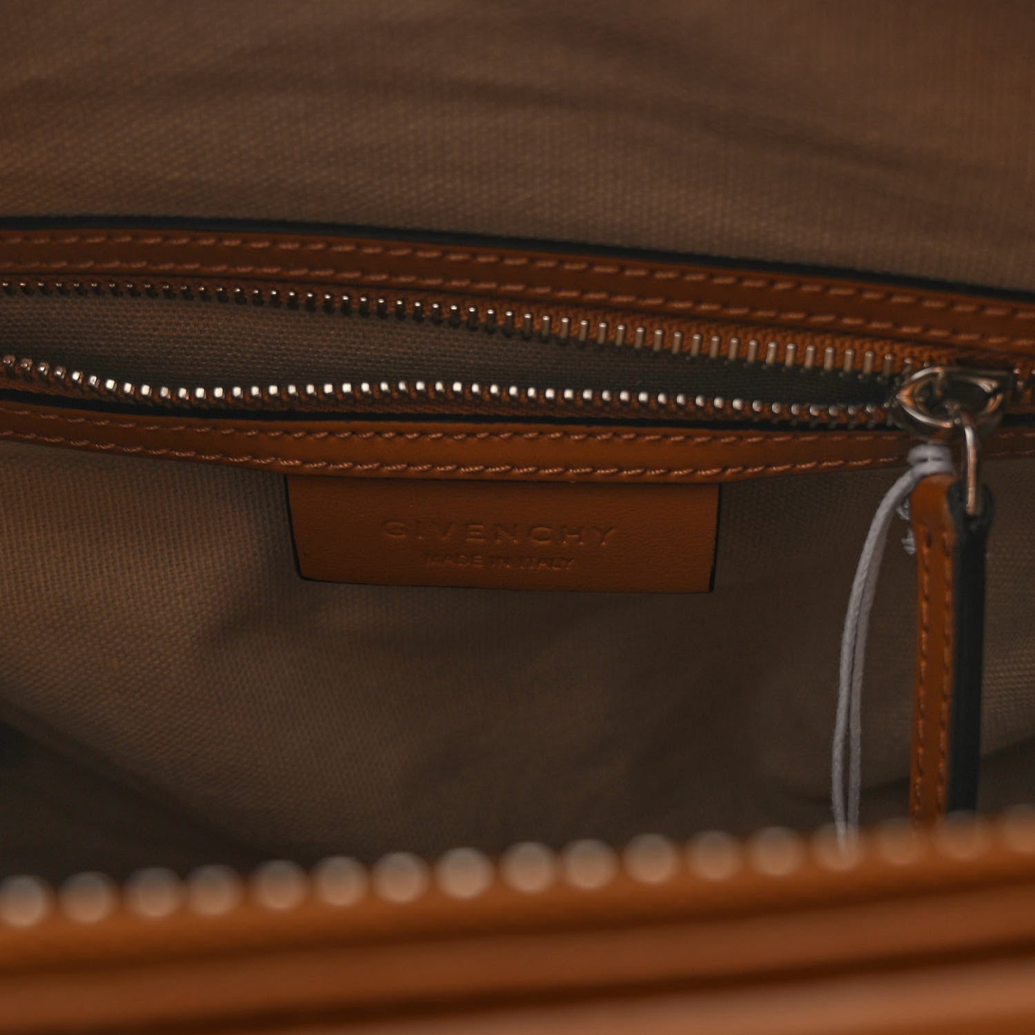 Givenchy Shiny Lord Calfskin Small Antigona Camel 6 of 9