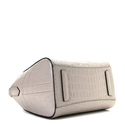 Givenchy Calfskin Crocodile Embossed Mini Antigona Dune 4 of 10