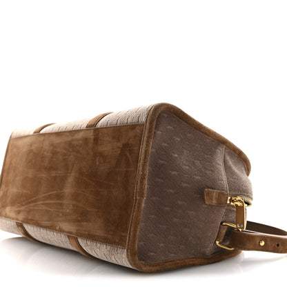 Saint Laurent Velvet Suede Le Monogramme Duffle Red Cigar 10 of 12