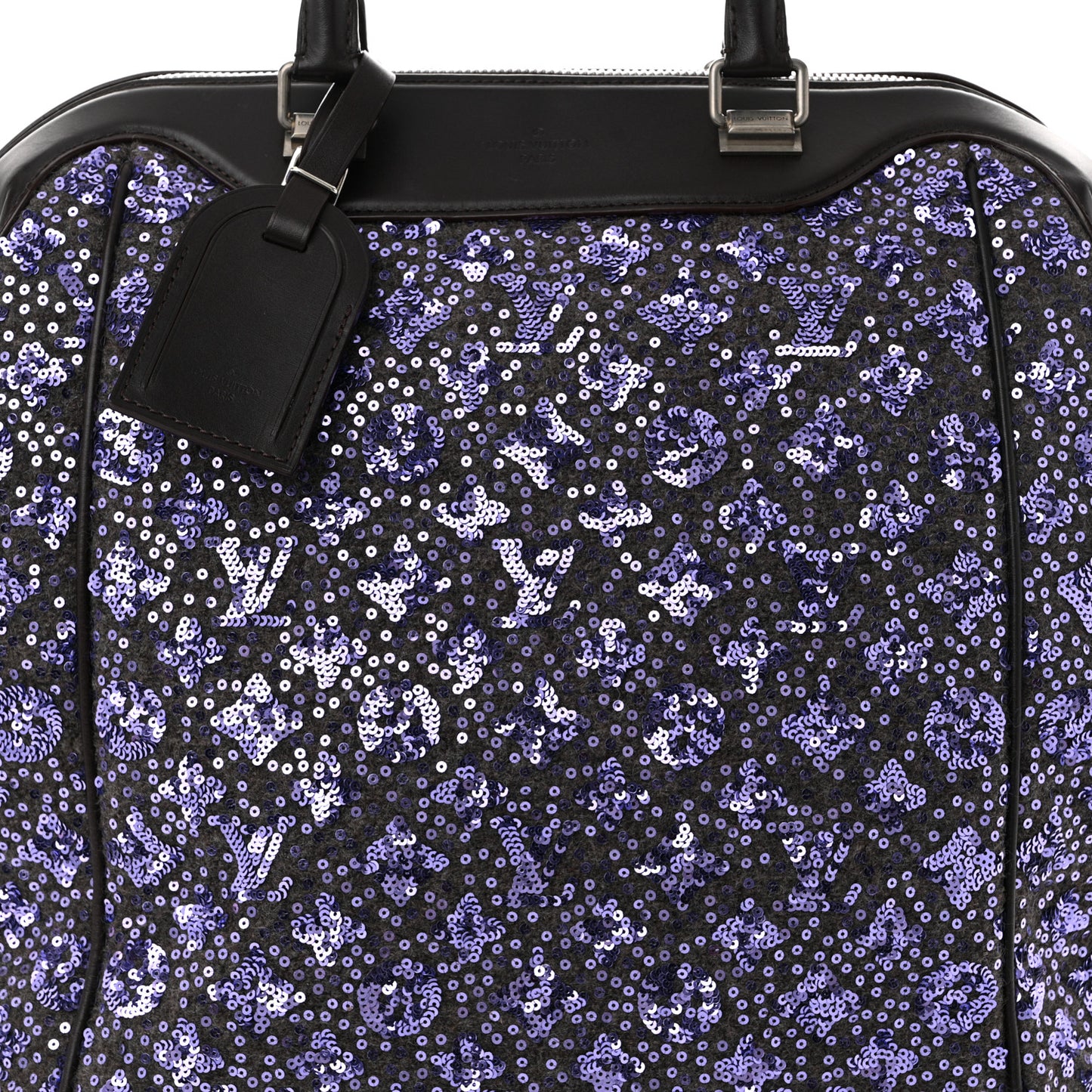 Sequin Monogram Sunshine Express North South Purple
