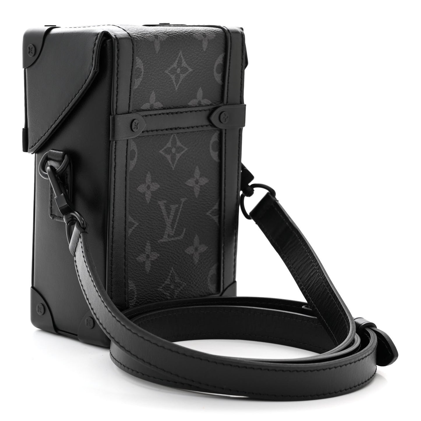 Monogram Eclipse Vertical Trunk Wearable Wallet Black