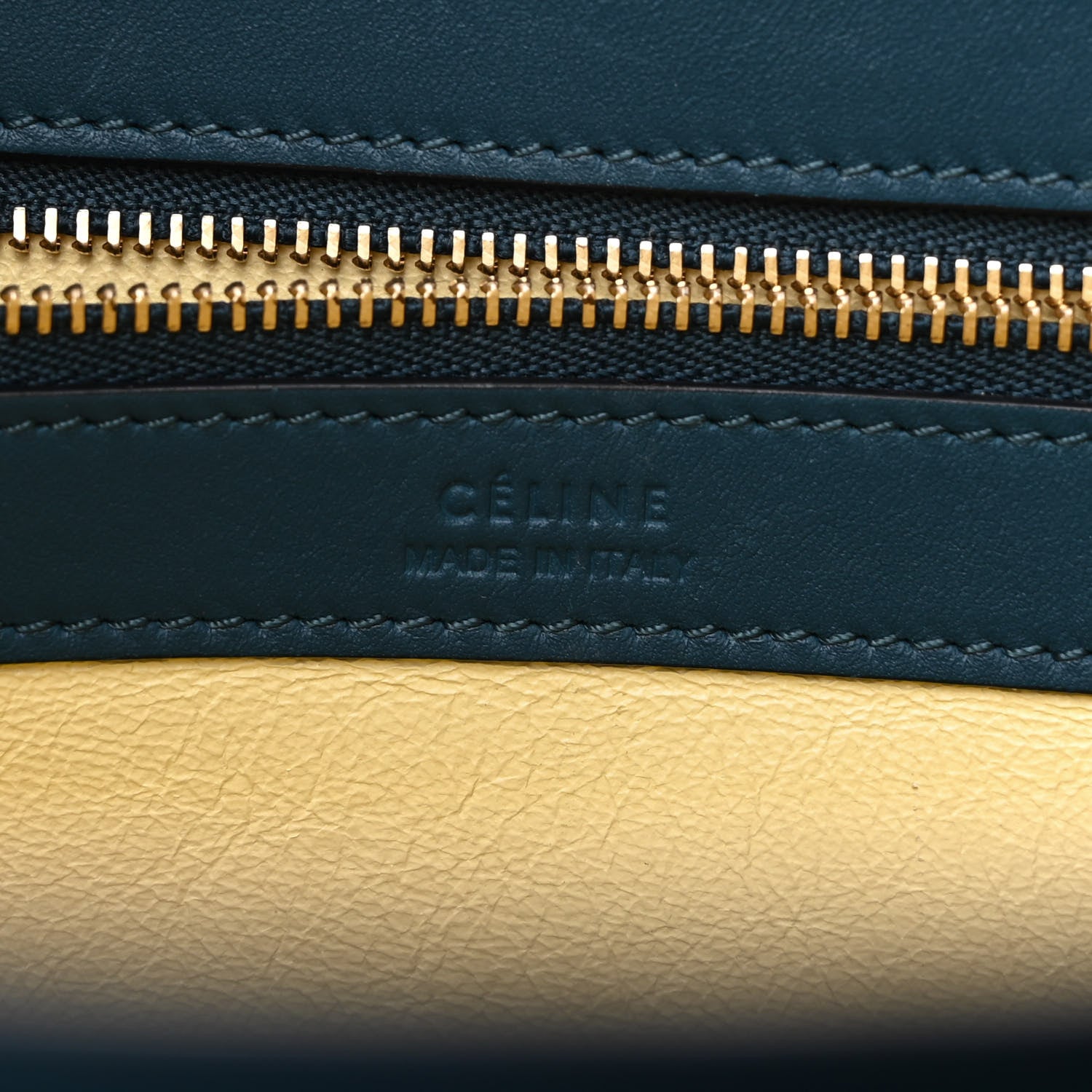 Celine Smooth Calfskin Small Tassel Cabas Phantom Deep Blue 6 of 9