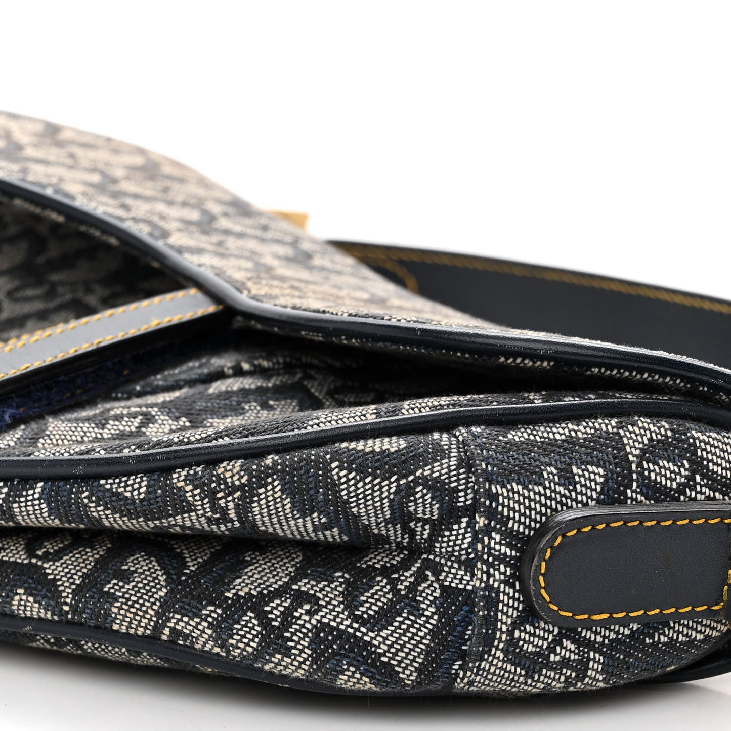 Monogram Saddle Bag Blue